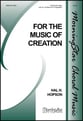 For the Music of Creation SSATB choral sheet music cover